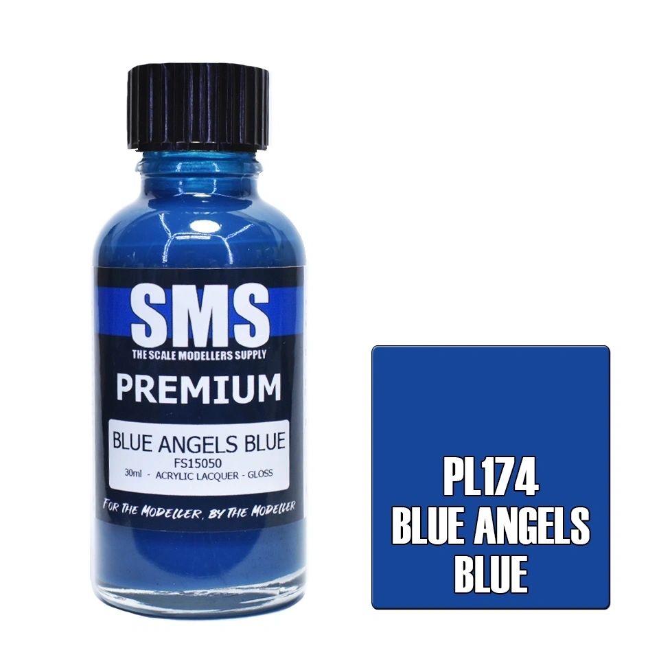 SMS Premium Acrylic Lacquer Colour Blue Angels Blue PL174