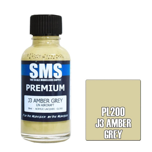 SMS Premium Acrylic Lacquer Colour J3 Amber Grey PL200