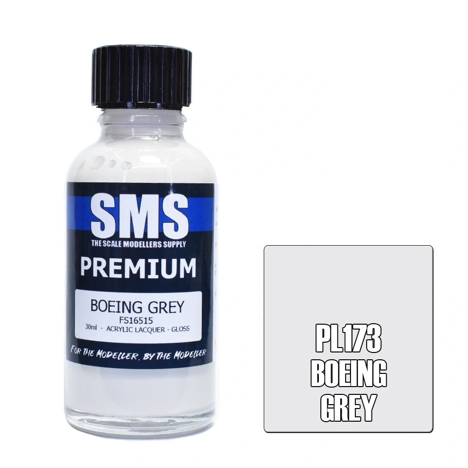 SMS Premium Acrylic Lacquer Colour Boeing Grey PL173