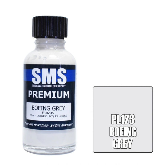 SMS Premium Acrylic Lacquer Colour Boeing Grey PL173