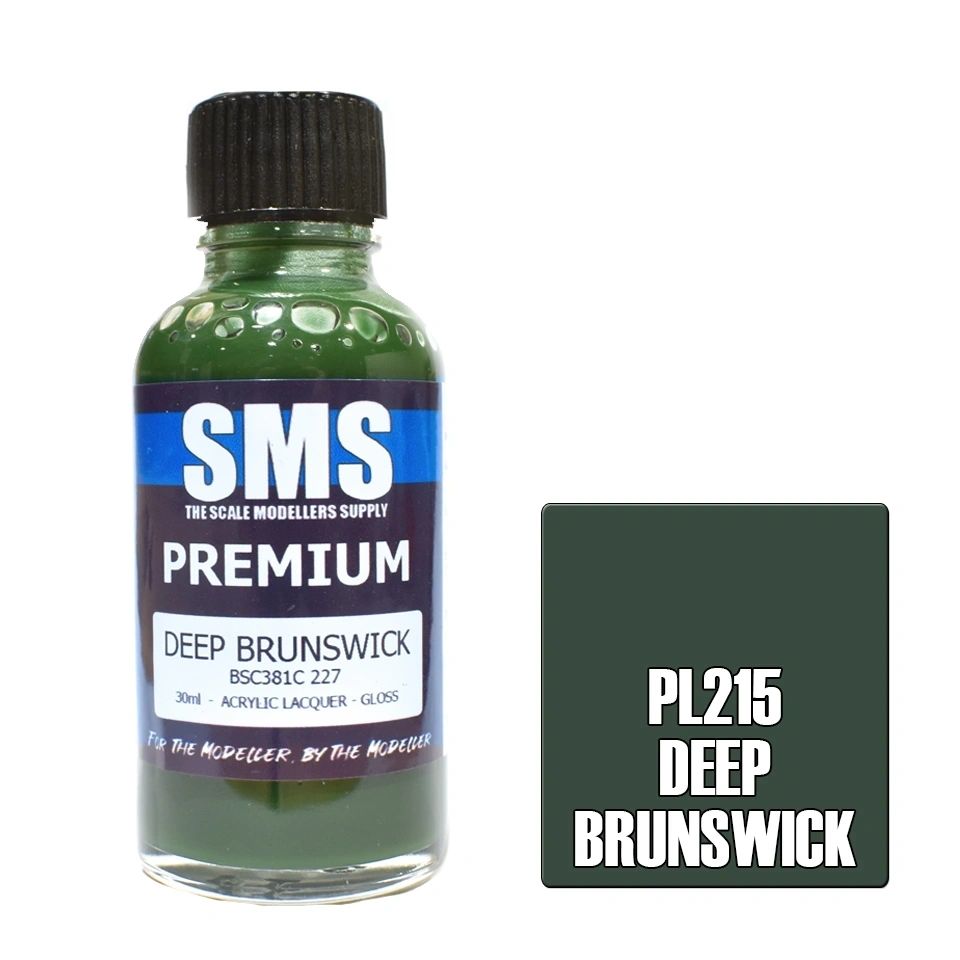 SMS Premium Acrylic Lacquer Colour Deep Brunswick PL215