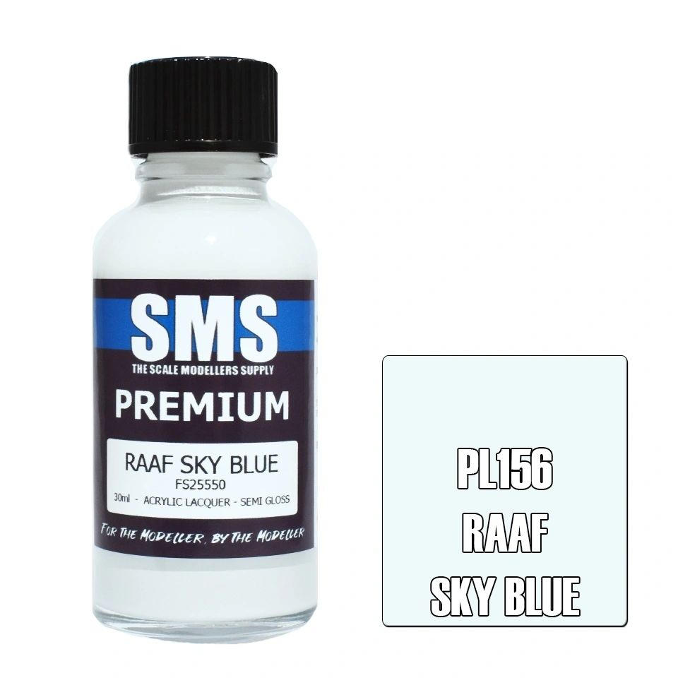 SMS Premium Acrylic Lacquer Colour RAAF Sky Blue PL156