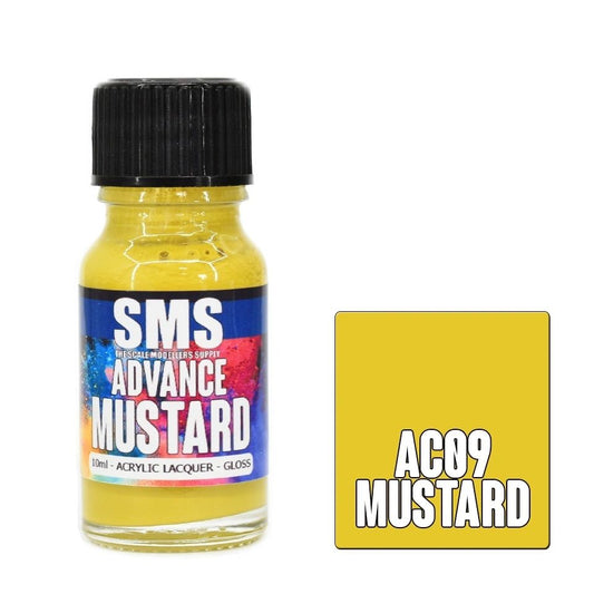 SMS Advance Acrylic Lacquer Colour Mustard AC09