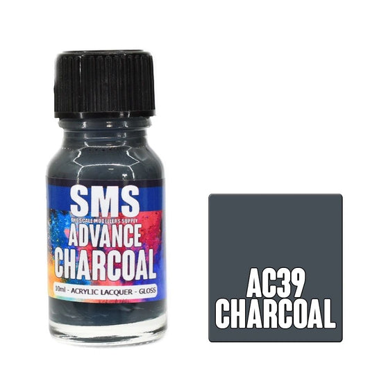 SMS Advance Acrylic Lacquer Colour Charcoal AC39