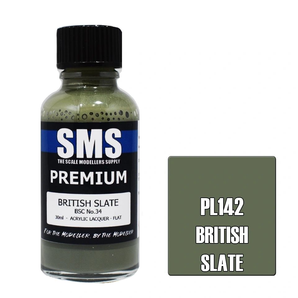 SMS Premium Acrylic Lacquer Colour British Slate PL142