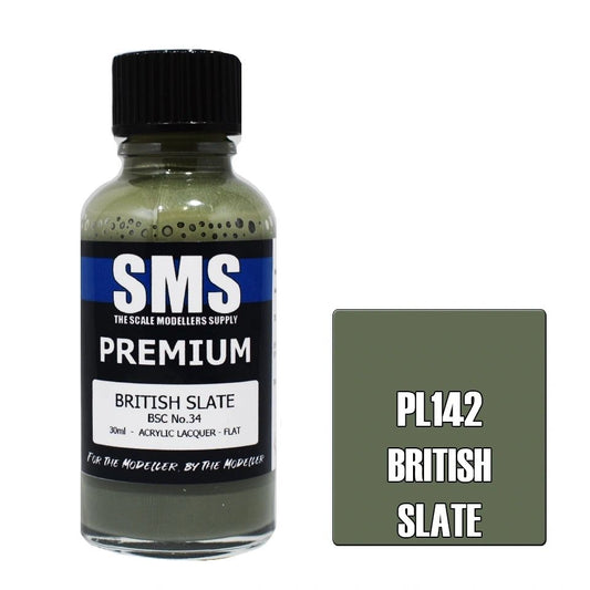 SMS Premium Acrylic Lacquer Colour British Slate PL142