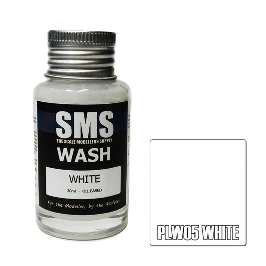 SMS Wash Oil Based Colour White PLW05
