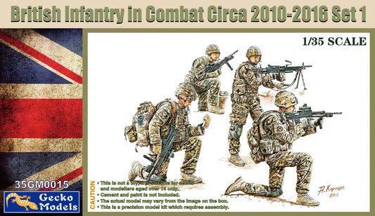 Gecko Models 1/35 British Infantry in Combat Circa 2010-2016 Set 1