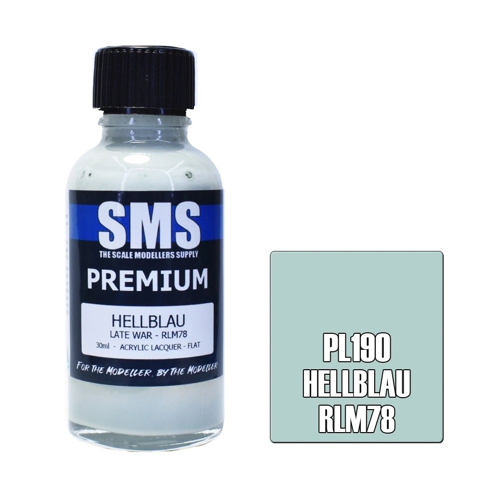 SMS Premium Acrylic Lacquer Colour Hellblau PL190