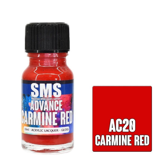 SMS Advance Acrylic Lacquer Colour Carmine Red AC20