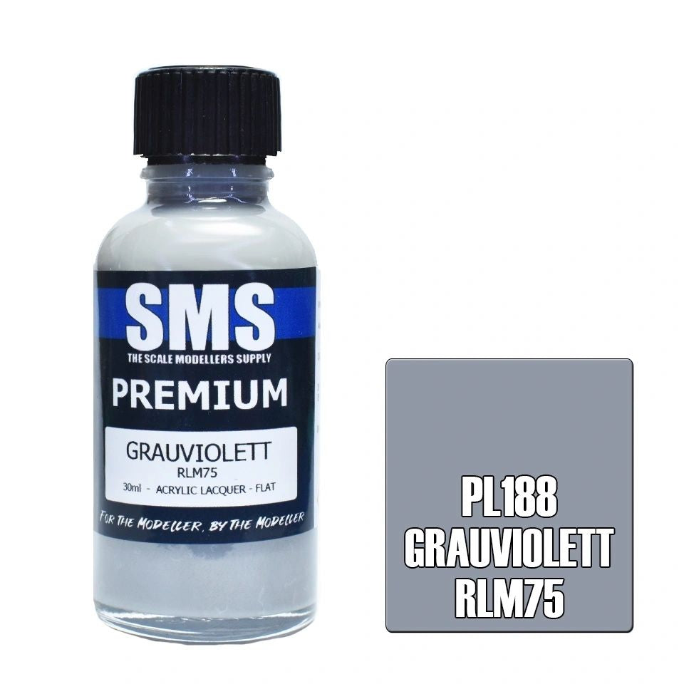 SMS Premium Acrylic Lacquer Colour Grauviolett RLM75 PL188