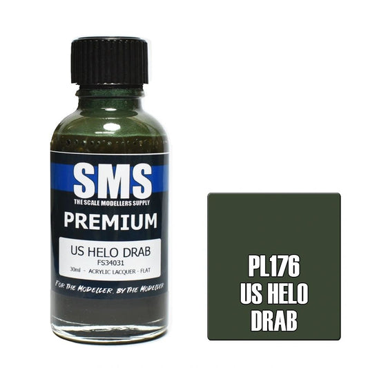 SMS Premium Acrylic Lacquer Colour US Helo Drab PL176