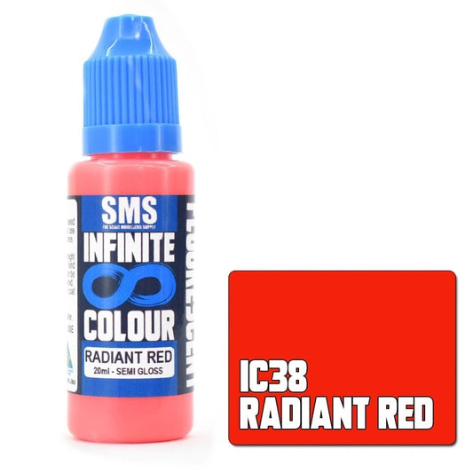 SMS Infinite Colour Florescent Radiant Red IC38