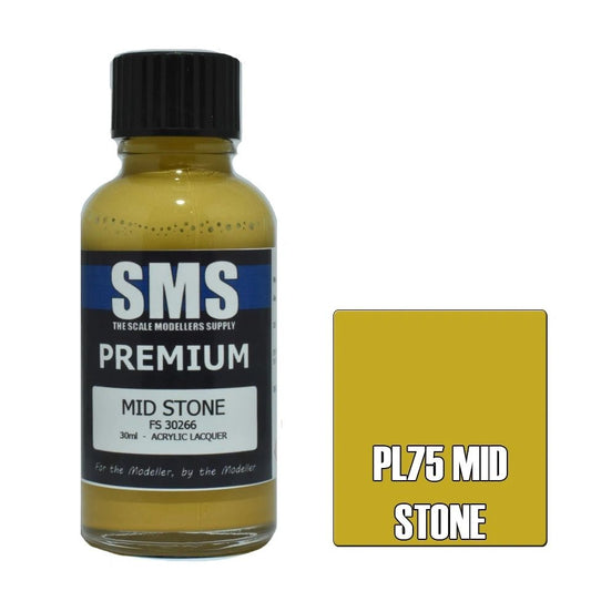 SMS Premium Acrylic Lacquer Colour Mid Stone PL75