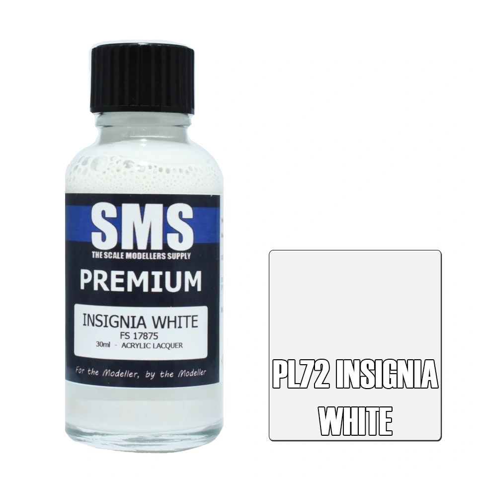 SMS Premium Acrylic Lacquer Colour Insignia White PL72