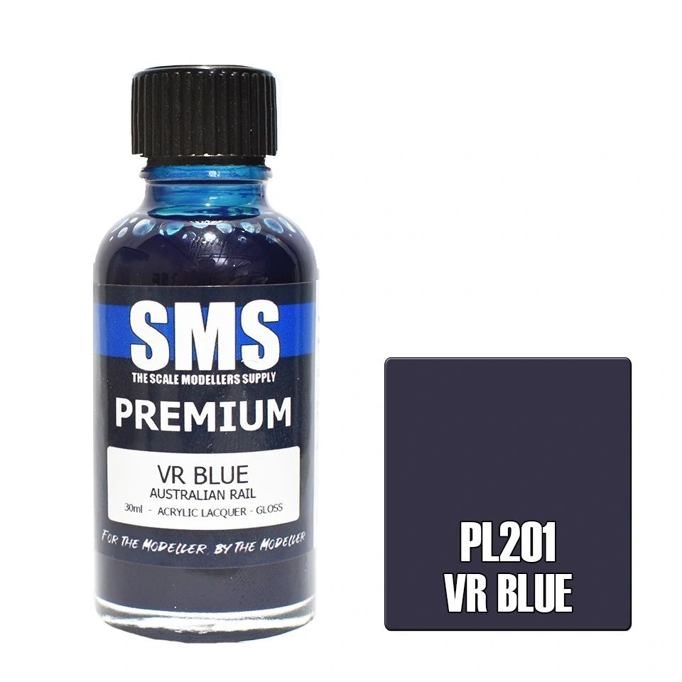 SMS Premium Acrylic Lacquer Colour VR Blue PL201