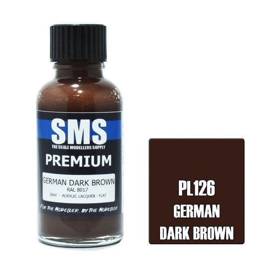 SMS Premium Acrylic Lacquer Colour German Dark Brown PL126