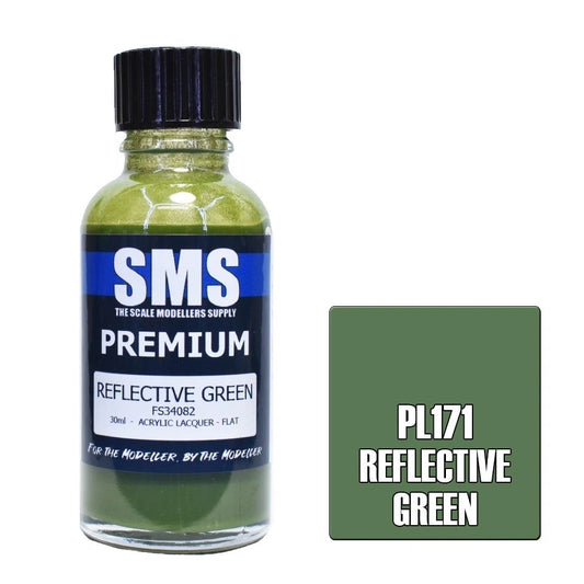 SMS Premium Acrylic Lacquer Colour Reflective Green PL171