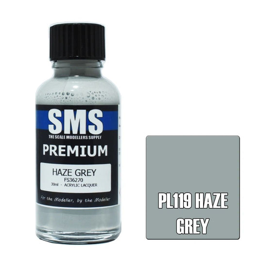 SMS Premium Acrylic Lacquer Colour Haze Grey PL119