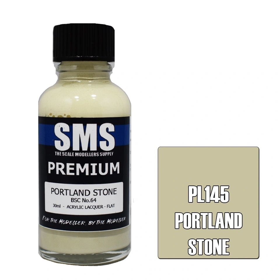 SMS Premium Acrylic Lacquer Colour Portland Stone PL145