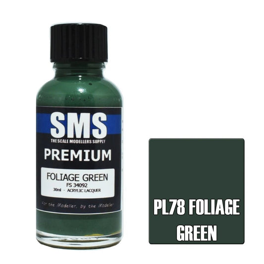 SMS Premium Acrylic Lacquer Colour Foliage Green PL78