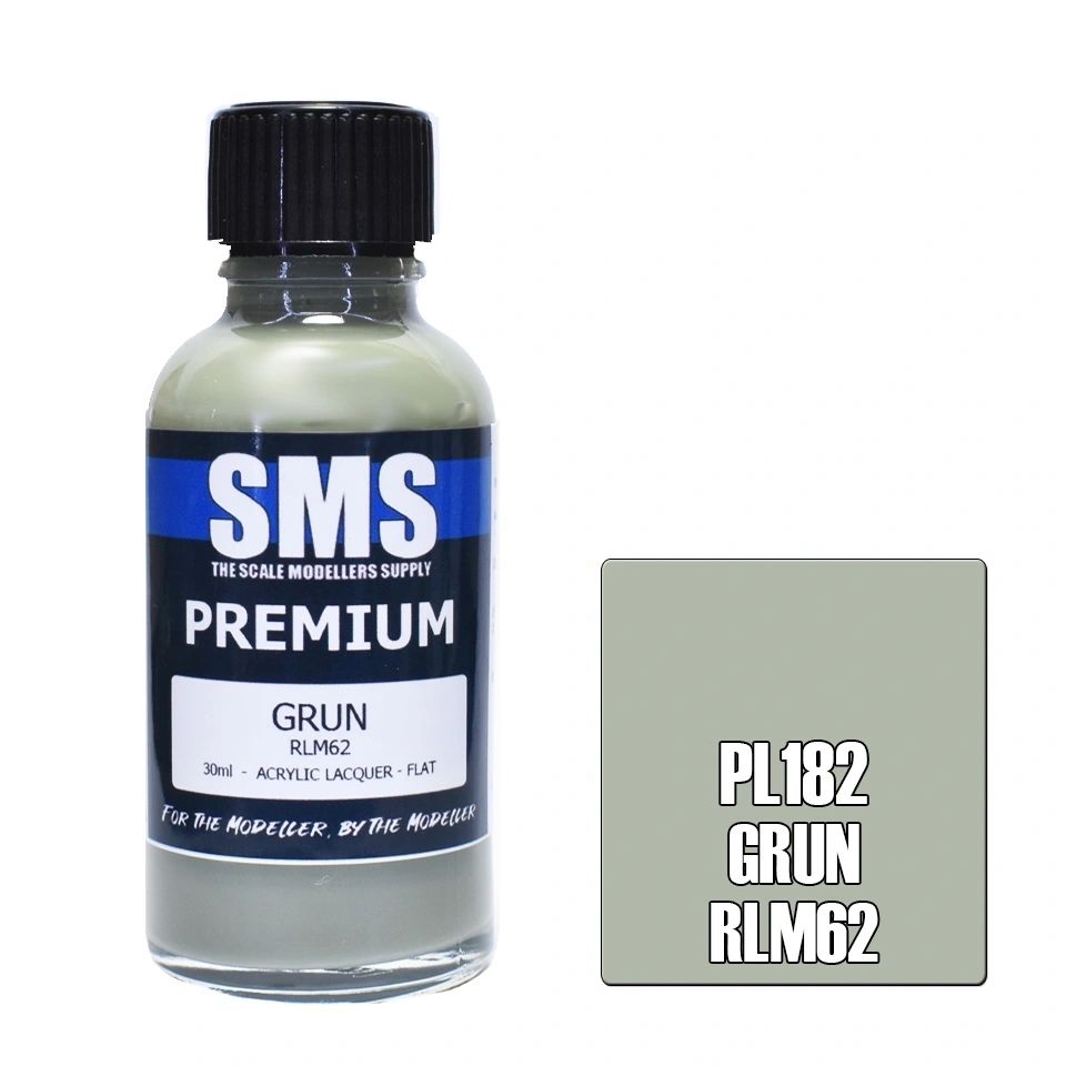 SMS Premium Acrylic Lacquer Colour Grun RLM62 PL182