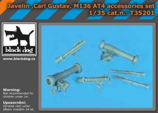 Blackdog 1:35 Javelin, Carl Gustav, M136 AT4 Accessories Set
