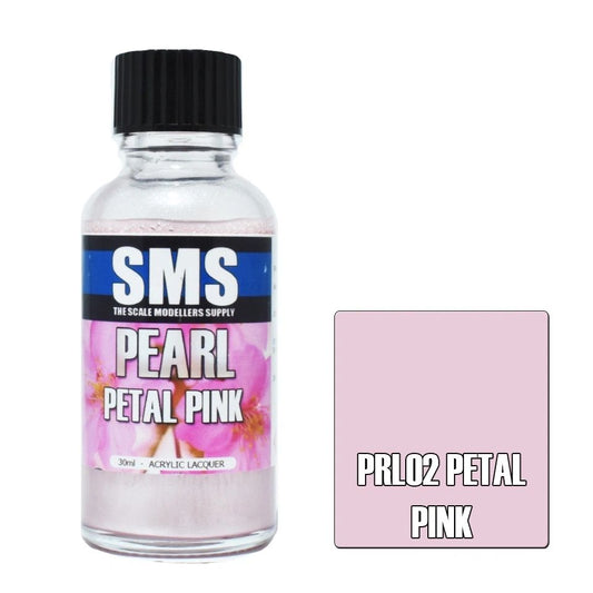 SMS Pearl Acrylic Lacquer Colour Petal Pink PRL02