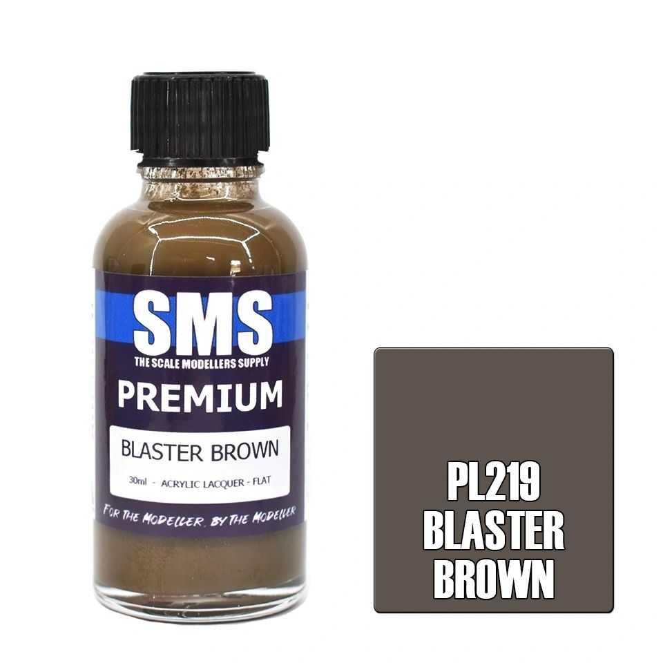 SMS Premium Acrylic Lacquer Colour Blaster Brown PL219