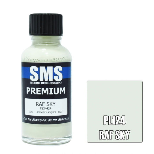 SMS Premium Acrylic Lacquer Colour RAF Sky PL124