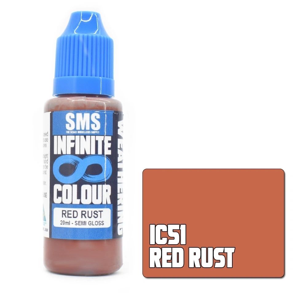 SMS Infinite Colour Weathering Red Rust IC51