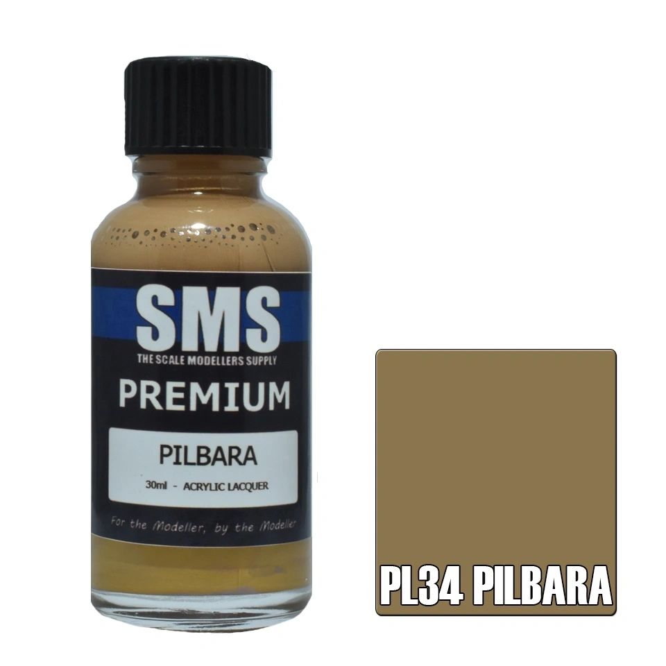 SMS Premium Acrylic Lacquer Colour Pilbara PL34