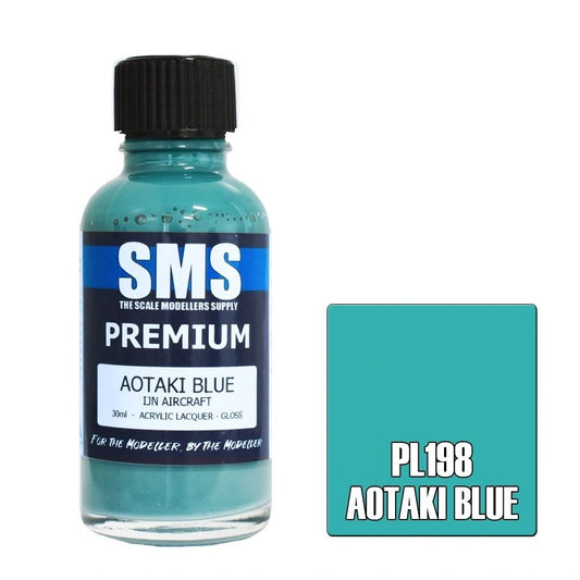 SMS Premium Acrylic Lacquer Colour Aotaki Blue PL198