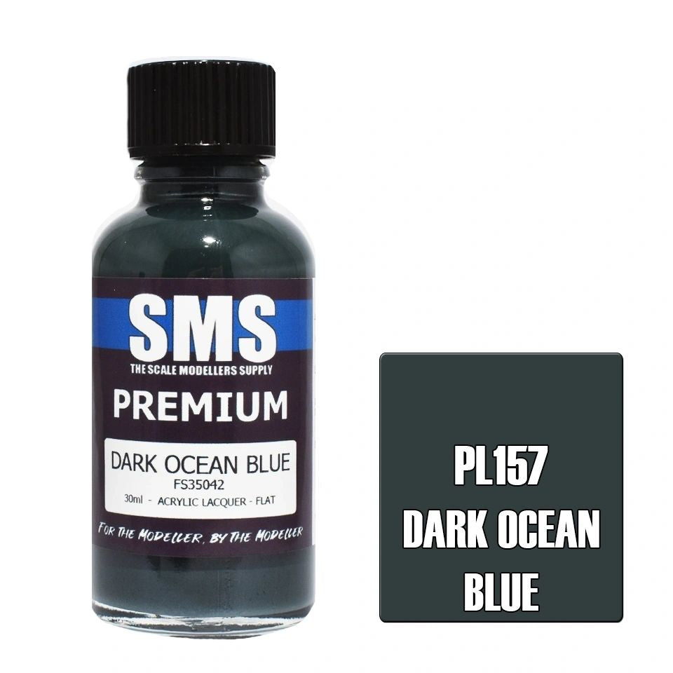 SMS Premium Acrylic Lacquer Colour Dark Ocean Blue PL157