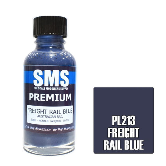 SMS Premium Acrylic Lacquer Colour Freight Rail Blue PL213