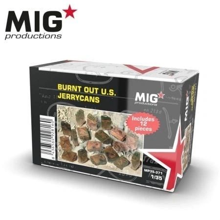 MIG Productions 1/35 Burnt Out U.S. Jerry Cans