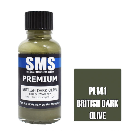 SMS Premium Acrylic Lacquer Colour British Dark Olive PL141