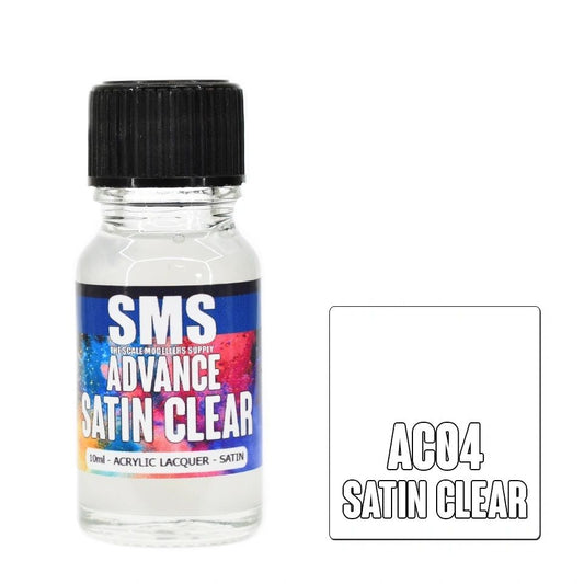 SMS Advance Acrylic Lacquer Colour Satin Clear AC04