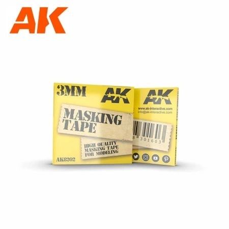 AK Masking Tape - 3mm x 20mtrs