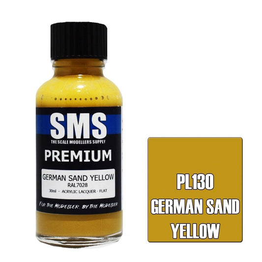 SMS Premium Acrylic Lacquer Colour German Sand Yellow PL130