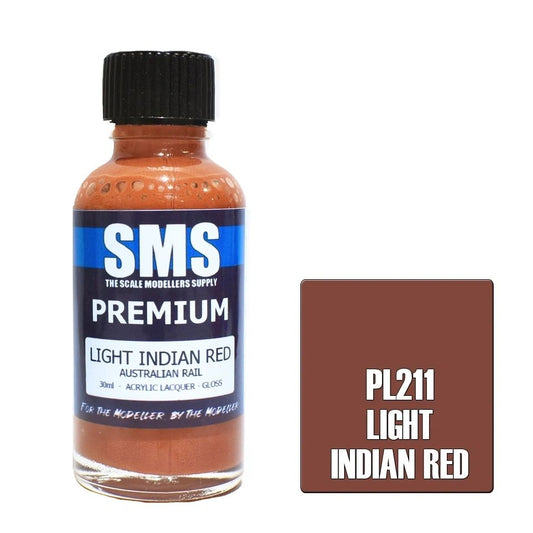 SMS Premium Acrylic Lacquer Colour Light Indian Red PL211