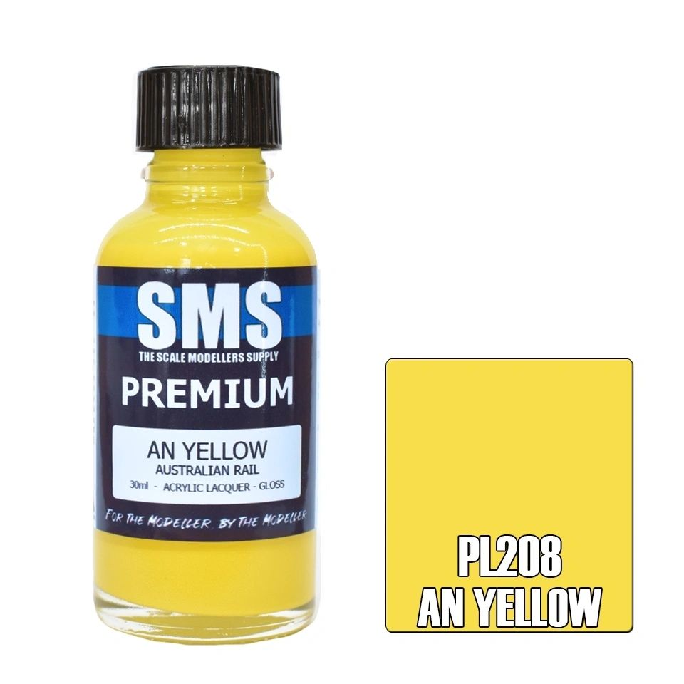 SMS Premium Acrylic Lacquer Colour AN Yellow PL208