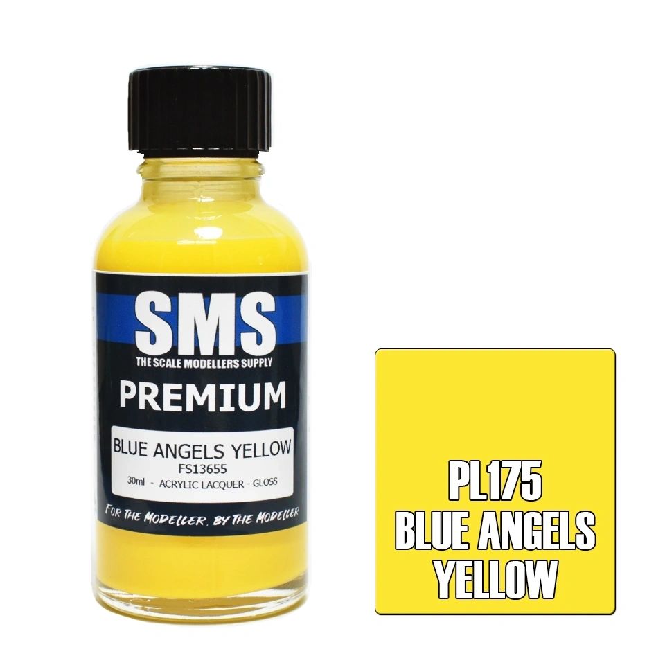 SMS Premium Acrylic Lacquer Colour Blue Angels Yellow PL175