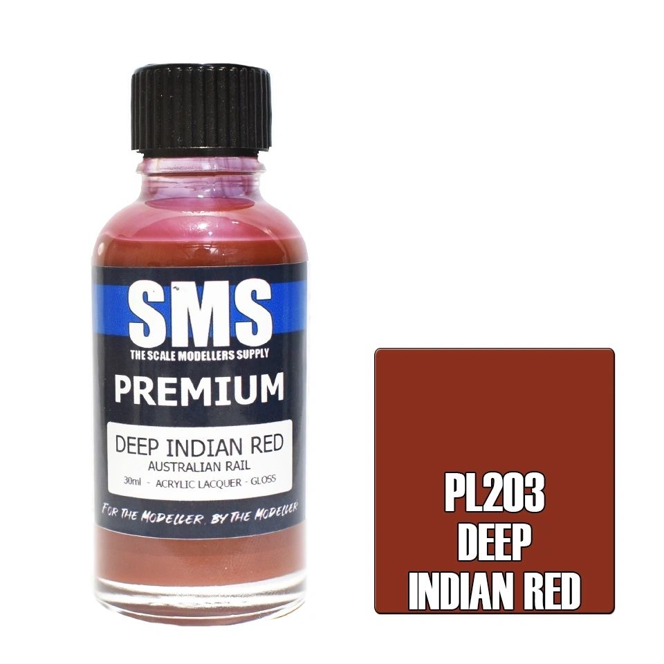 SMS Premium Acrylic Lacquer Colour Deep Indian Red PL203