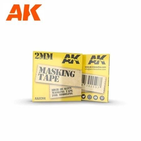AK Masking Tape - 2mm x 20mtrs