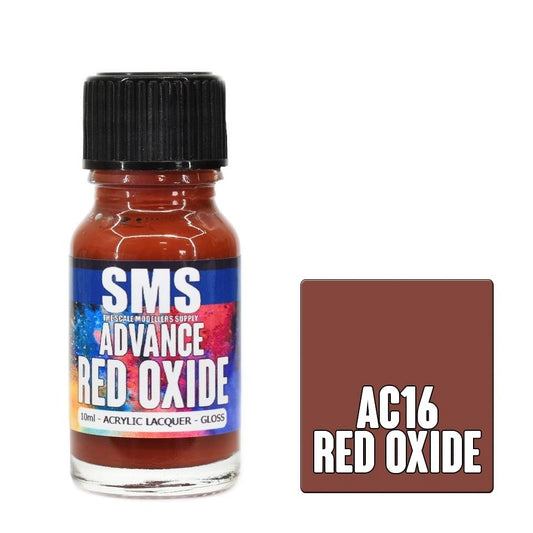 SMS Advance Acrylic Lacquer Colour Red Oxide AC16