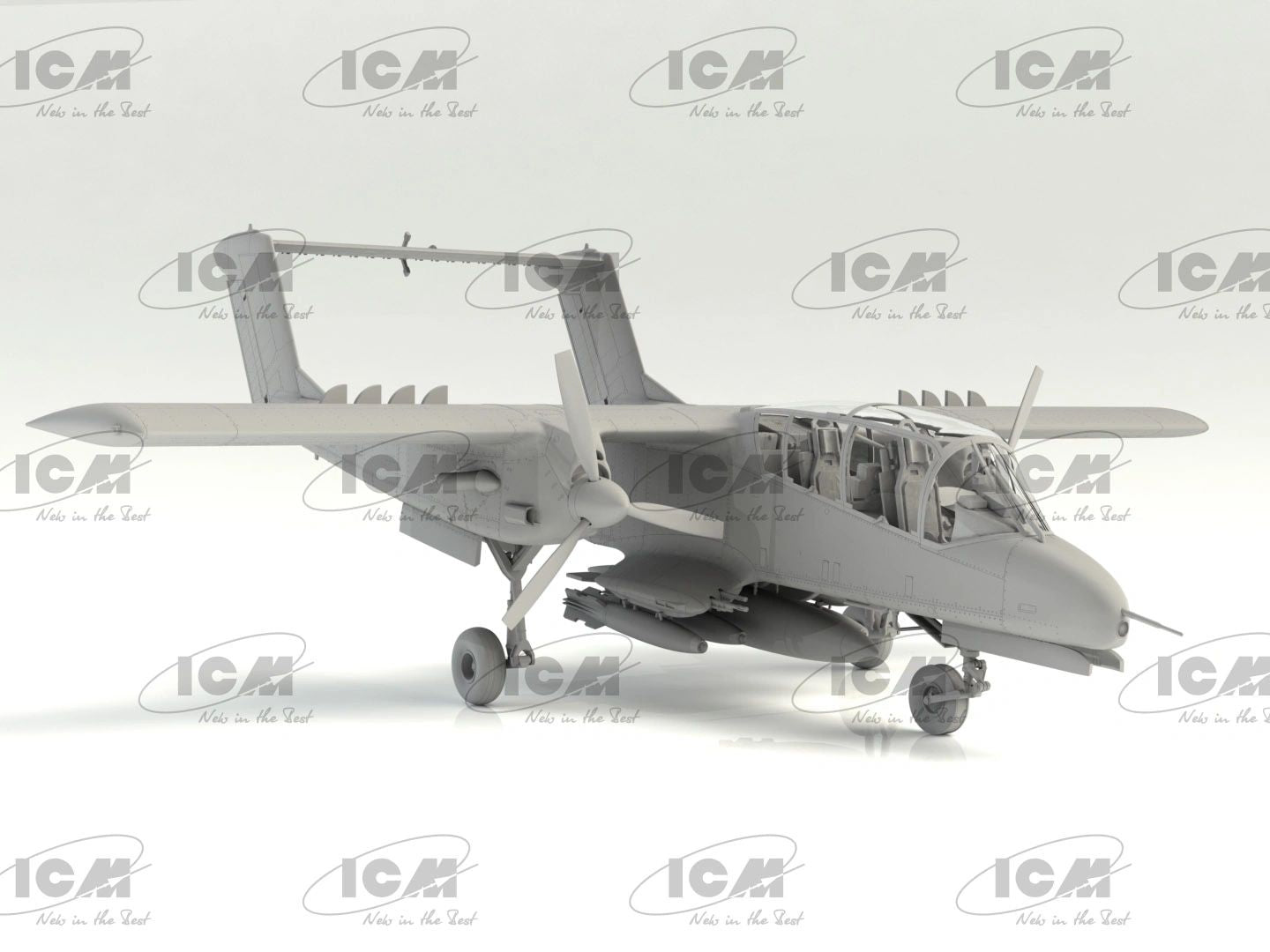 ICM 1/48 Vietnam USAF Airfield, Cessna 0-2A, OV-10A