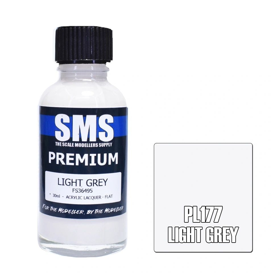 SMS Premium Acrylic Lacquer Colour Light Grey PL177