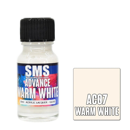 SMS Advance Acrylic Lacquer Colour Warm White AC07