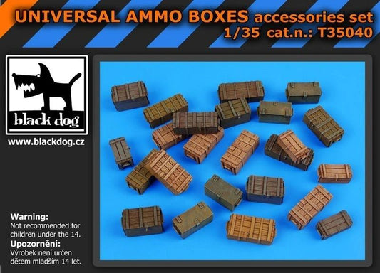 Blackdog 1:35 Universal Ammo Boxes accessories set